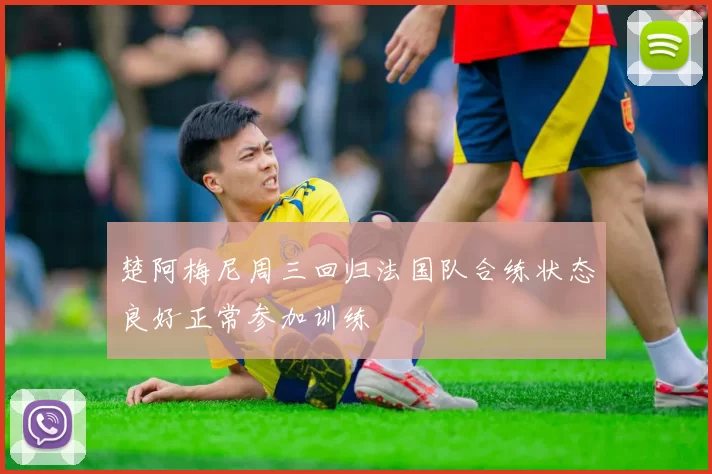 楚阿梅尼周三回归法国队合练状态良好正常参加训练